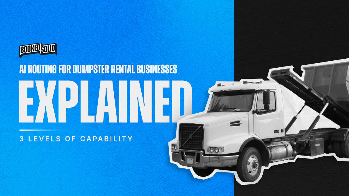 3 Levels of AI Routing for Dumpster Rentals